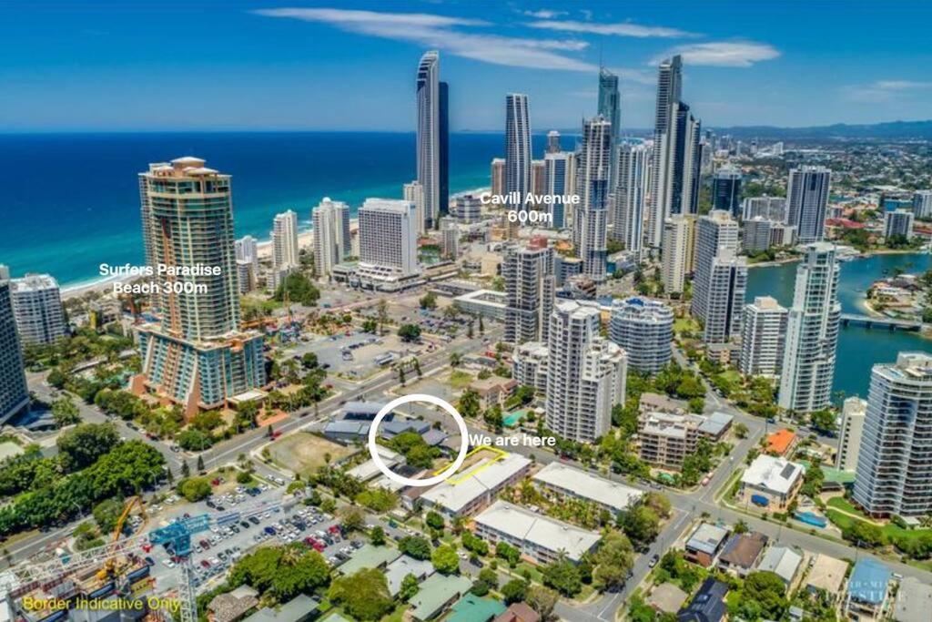 The Palm In Heart Of Surfers Paradise Villa Gold Coast Exterior photo