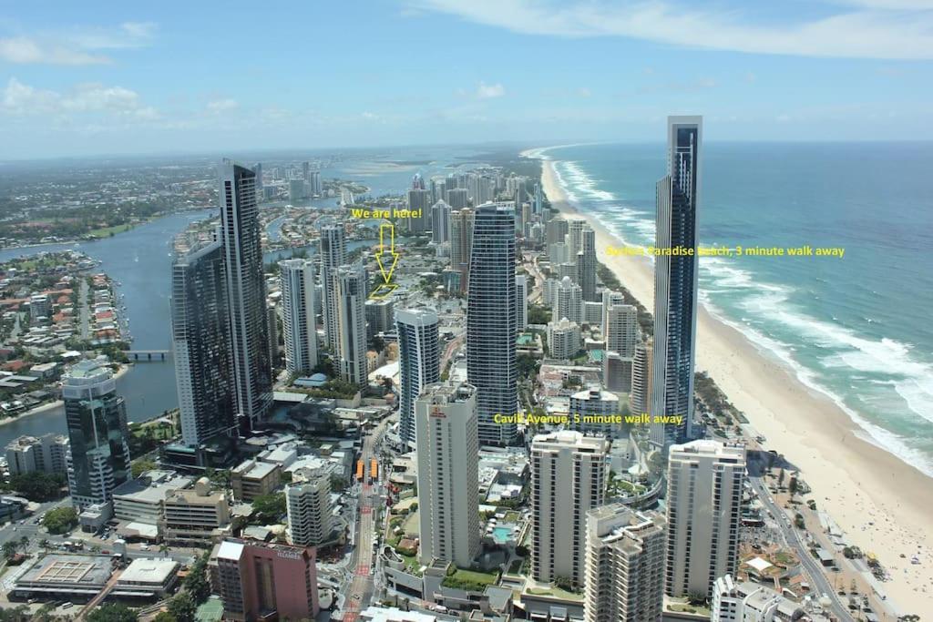 The Palm In Heart Of Surfers Paradise Villa Gold Coast Exterior photo